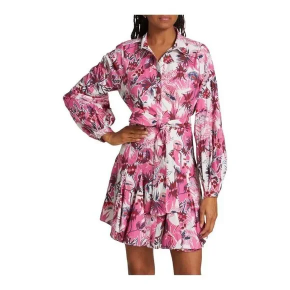 Chufy Ushi Floral Mini Dress Size Small NWT - Picture 2 of 9